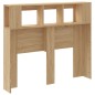 vidaXL Cabecero LED madera ingeniería roble Sonoma 120x18,5x103,5 cm vidaXL Cabecero LED madera ingeniería roble Sonoma 120x18,5x103,5 cm