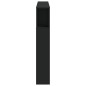 vidaXL Cabecero con LED madera de ingeniería negro 140x18,5x103,5 cm vidaXL Cabecero con LED madera de ingeniería negro 140x18,5x103,5 cm