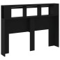 vidaXL Cabecero con LED madera de ingeniería negro 140x18,5x103,5 cm vidaXL Cabecero con LED madera de ingeniería negro 140x18,5x103,5 cm