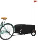 vidaXL Remolque para bicicleta hierro negro 45 kg vidaXL Remolque para bicicleta hierro negro 45 kg