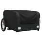 vidaXL Remolque para bicicleta hierro negro 45 kg vidaXL Remolque para bicicleta hierro negro 45 kg