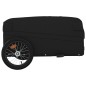 vidaXL Remolque para bicicleta hierro negro 45 kg vidaXL Remolque para bicicleta hierro negro 45 kg