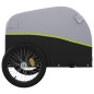 vidaXL Remolque para bicicleta hierro negro y verde 45 kg vidaXL Remolque para bicicleta hierro negro y verde 45 kg