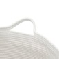 vidaXL Cesta para ropa sucia algodón gris y blanco Ø55x36 cm vidaXL Cesta para ropa sucia algodón gris y blanco Ø55x36 cm
