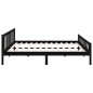 vidaXL Estructura de cama de madera maciza negro 200x200 cm vidaXL Estructura de cama de madera maciza negro 200x200 cm