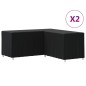 vidaXL Cubiertas de sofá forma L 2 uds tela Oxford 420D 215x215x80 cm vidaXL Cubiertas de sofá forma L 2 uds tela Oxford 420D 215x215x80 cm
