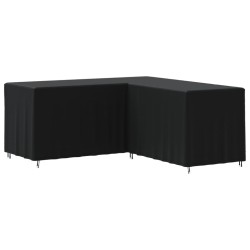 vidaXL Cubiertas de sofá forma L 2 uds tela Oxford 420D 215x215x80 cm