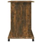 vidaXL Escritorio de madera contrachapada roble ahumado 80x50x75 cm vidaXL Escritorio de madera contrachapada roble ahumado 80x50x75 cm