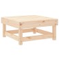 vidaXL Taburete de jardín madera maciza de pino vidaXL Taburete de jardín madera maciza de pino