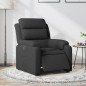 vidaXL Sillón reclinable eléctrico de tela negro vidaXL Sillón reclinable eléctrico de tela negro