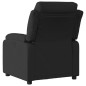 vidaXL Sillón reclinable eléctrico de tela negro vidaXL Sillón reclinable eléctrico de tela negro