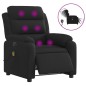 vidaXL Sillón reclinable de masaje eléctrico tela negro vidaXL Sillón reclinable de masaje eléctrico tela negro