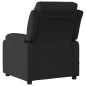 vidaXL Sillón reclinable de masaje eléctrico tela negro vidaXL Sillón reclinable de masaje eléctrico tela negro
