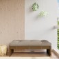 vidaXL Taburete de jardín madera maciza de pino marrón miel 120x80 cm vidaXL Taburete de jardín madera maciza de pino marrón miel 120x80 cm