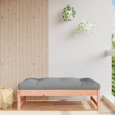 vidaXL Taburete de jardín madera maciza de abeto Douglas 120x80 cm