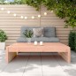 vidaXL Taburete de jardín madera maciza de abeto Douglas 120x80 cm vidaXL Taburete de jardín madera maciza de abeto Douglas 120x80 cm