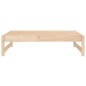 vidaXL Taburete de jardín madera maciza de pino 120x80 cm vidaXL Taburete de jardín madera maciza de pino 120x80 cm
