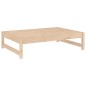 vidaXL Taburete de jardín madera maciza de pino 120x80 cm vidaXL Taburete de jardín madera maciza de pino 120x80 cm
