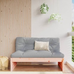vidaXL Sofá central de jardín madera maciza de abeto Douglas 120x80 cm