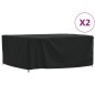vidaXL Cubiertas muebles jardín 2 uds tela Oxford 420D 242x182x100 cm vidaXL Cubiertas muebles jardín 2 uds tela Oxford 420D 242x182x100 cm