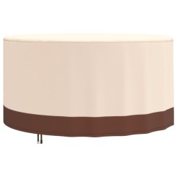 vidaXL Cubiertas muebles jardín 2 uds tela Oxford 600D Ø 157x71 cm