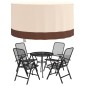 vidaXL Cubiertas muebles jardín 2 uds tela Oxford 600D Ø 157x71 cm vidaXL Cubiertas muebles jardín 2 uds tela Oxford 600D Ø 157x71 cm