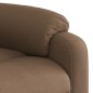 vidaXL Sillón reclinable de masaje eléctrico tela marrón vidaXL Sillón reclinable de masaje eléctrico tela marrón