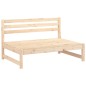 vidaXL Sofá central de jardín madera maciza de pino 120x80 cm vidaXL Sofá central de jardín madera maciza de pino 120x80 cm