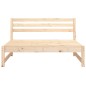 vidaXL Sofá central de jardín madera maciza de pino 120x80 cm vidaXL Sofá central de jardín madera maciza de pino 120x80 cm