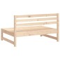 vidaXL Sofá central de jardín madera maciza de pino 120x80 cm vidaXL Sofá central de jardín madera maciza de pino 120x80 cm