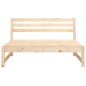 vidaXL Sofás centrales de jardín 2 uds madera maciza de pino 120x80 cm vidaXL Sofás centrales de jardín 2 uds madera maciza de pino 120x80 cm