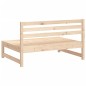 vidaXL Sofás centrales de jardín 2 uds madera maciza de pino 120x80 cm vidaXL Sofás centrales de jardín 2 uds madera maciza de pino 120x80 cm