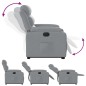 vidaXL Sillón eléctrico reclinable elevable de tela gris claro vidaXL Sillón eléctrico reclinable elevable de tela gris claro