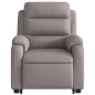vidaXL Sillón eléctrico reclinable elevable de tela gris taupe vidaXL Sillón eléctrico reclinable elevable de tela gris taupe