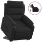 vidaXL Sillón eléctrico reclinable elevable de tela negro vidaXL Sillón eléctrico reclinable elevable de tela negro