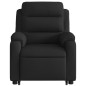 vidaXL Sillón eléctrico reclinable elevable de tela negro vidaXL Sillón eléctrico reclinable elevable de tela negro