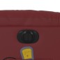vidaXL Sillón masaje reclinable eléctrico cuero sintético rojo tinto vidaXL Sillón masaje reclinable eléctrico cuero sintético rojo tinto