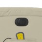 vidaXL Sillón de masaje reclinable eléctrico cuero sintético crema vidaXL Sillón de masaje reclinable eléctrico cuero sintético crema