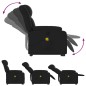 vidaXL Sillón de masaje elevable eléctrico cuero sintético negro vidaXL Sillón de masaje elevable eléctrico cuero sintético negro