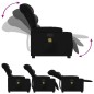 vidaXL Sillón reclinable de masaje de pie cuero artificial negro vidaXL Sillón reclinable de masaje de pie cuero artificial negro