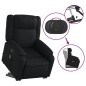 vidaXL Sillón reclinable de masaje de pie cuero artificial negro vidaXL Sillón reclinable de masaje de pie cuero artificial negro
