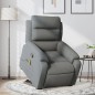vidaXL Silla de masaje reclinable de pie de tela gris oscuro vidaXL Silla de masaje reclinable de pie de tela gris oscuro