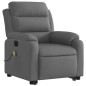 vidaXL Silla de masaje reclinable de pie de tela gris oscuro vidaXL Silla de masaje reclinable de pie de tela gris oscuro