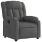 vidaXL Sillón reclinable eléctrico de tela gris oscuro vidaXL Sillón reclinable eléctrico de tela gris oscuro