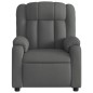 vidaXL Sillón reclinable eléctrico de tela gris oscuro vidaXL Sillón reclinable eléctrico de tela gris oscuro