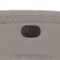 vidaXL Sillón reclinable eléctrico tela gris taupé vidaXL Sillón reclinable eléctrico tela gris taupé
