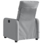 vidaXL Sillón reclinable de masaje eléctrico tela gris claro vidaXL Sillón reclinable de masaje eléctrico tela gris claro