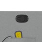 vidaXL Sillón de masaje reclinable de pie de tela gris claro vidaXL Sillón de masaje reclinable de pie de tela gris claro