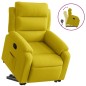 vidaXL Sillón reclinable elevable terciopelo amarillo vidaXL Sillón reclinable elevable terciopelo amarillo