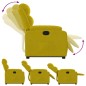vidaXL Sillón reclinable elevable terciopelo amarillo vidaXL Sillón reclinable elevable terciopelo amarillo